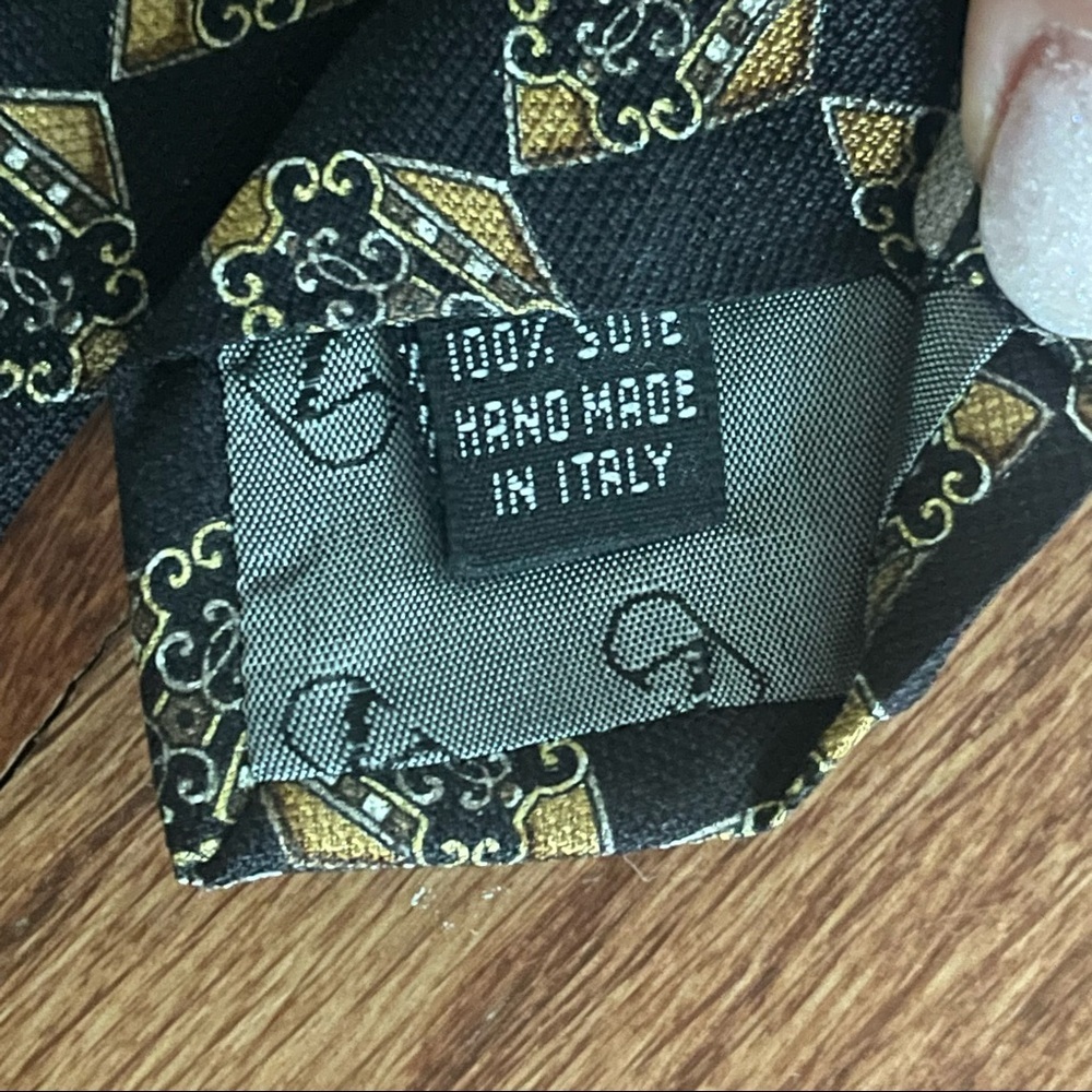 Valentino Cravatte silk tie hand made in Italy - Picture 10 of 13
